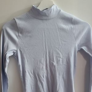 Hollister Light Blue Mockneck Longsleeve